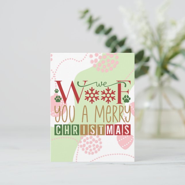 Te Ladramos una Feliz Navidad (Anverso de pie)
