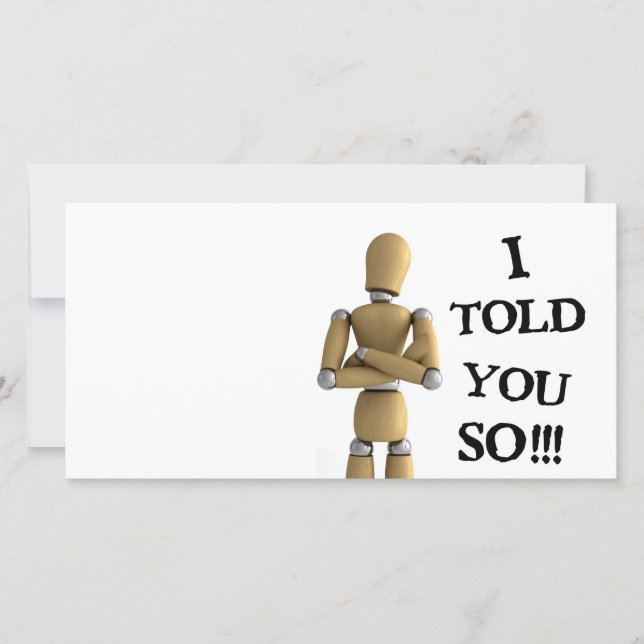 Te lo dije (Anverso)