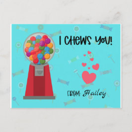 Te Mastico Tarjeta El día de San Valentín Gumball