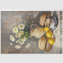 Té matutino con papel teñido desconchable de Daise