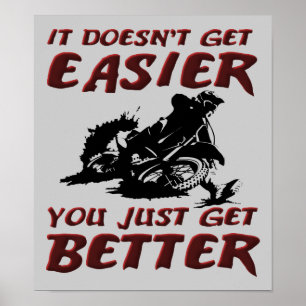 Te Mejora la Señal del Póster de Motocross de Moto