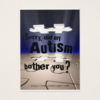 ¿Te molestó mi autismo?