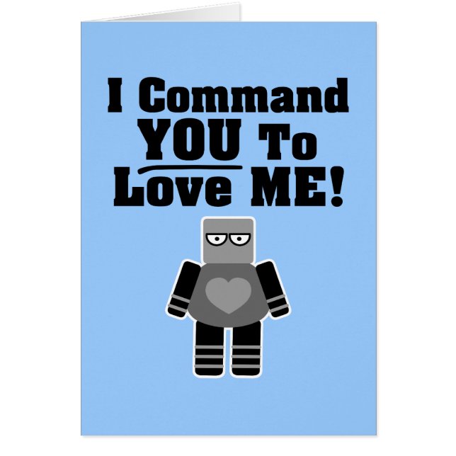 Te Ordeno Que Me Amas Robot (Frente)