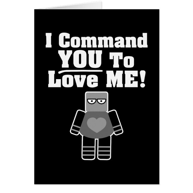 Te Ordeno Que Me Amas Robot (Frente)