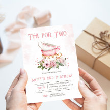 Té Para Dos Enseñanzas Tema Invitación Al Cumpleañ