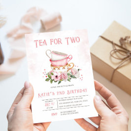 Té Para Dos Enseñanzas Tema Invitación Al Cumpleañ
