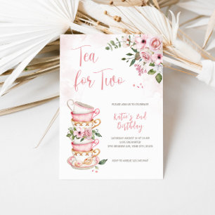 Té Para Dos Enseñanzas Tema Invitación Al Cumpleañ