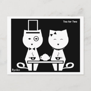 Té para dos postales