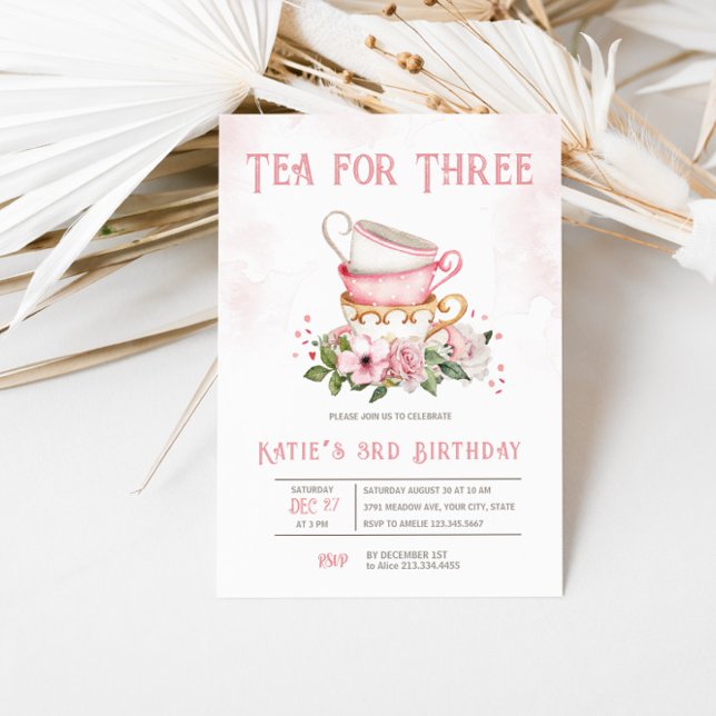 Té Para Tres Talleres Tema Invitación Al Cumpleaño (Subido por el creador)