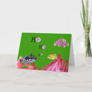 Te pescaremos una tarjeta de navidad