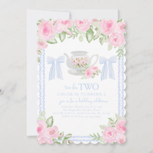 Té por dos invitaciones de cumpleaños para el mile