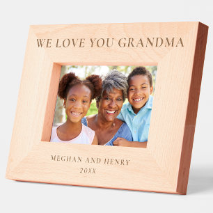 Te queremos, abuela, regalo de marco de foto perso