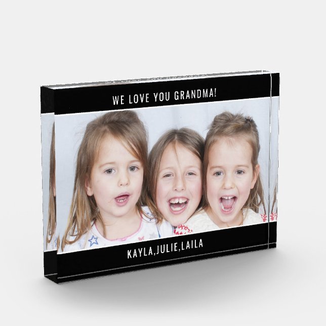 Te queremos foto familiar de la abuela (Izquierda)