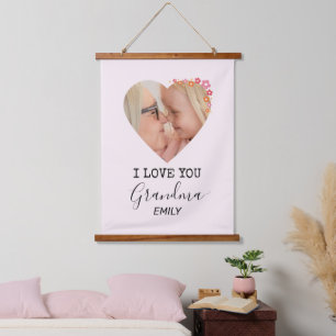 Te Quiero Abuela   Tapiz de Pared con Parte Superi