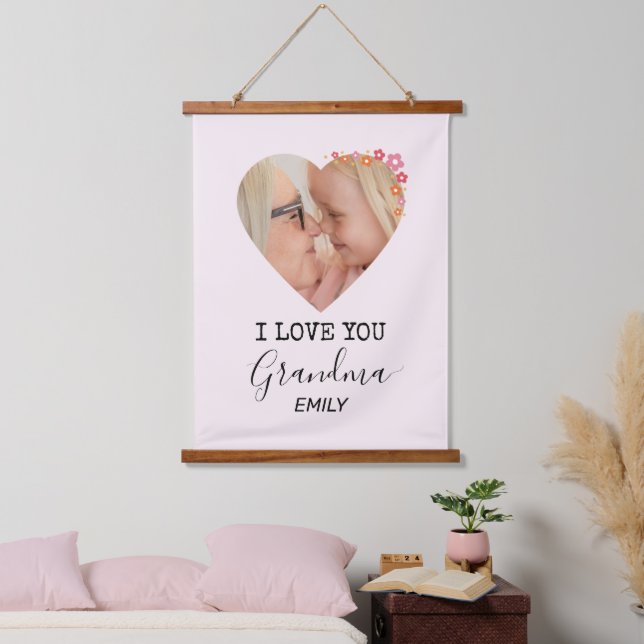 Te Quiero Abuela | Tapiz de Pared con Parte Superi (Dormitorio)