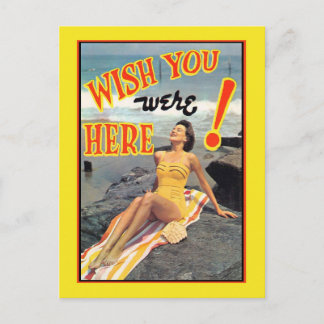 ¡Te Quiero Aquí ! Tarjeta Postal de la Playa de Bi