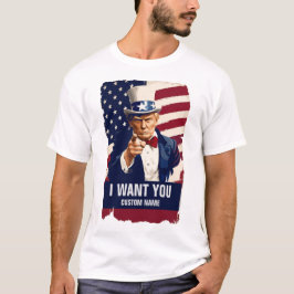Te quiero camiseta de Trump