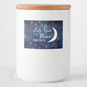 Te quiero hasta la Luna y de vuelta pegatinas