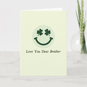 Te Quiero Hermano Tarjeta Clover