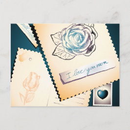Te quiero mamá, postal