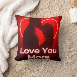 Te quiero más diseños de valantina de almohada