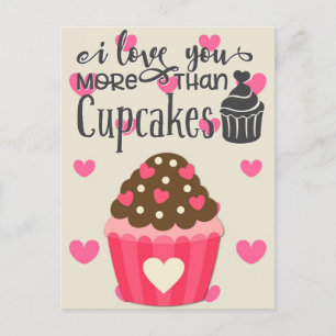 Te quiero más que postales de cupcakes