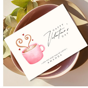 Te quiero más que una tarjeta de día de San Valent