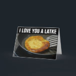TE QUIERO MUCHO LATKE Tarjetas para cualquier ocas<br><div class="desc">TE QUIERO MUCHO LATKE. Para cualquier ocasión. En blanco por dentro para que puedas escribir tu propio mensaje.</div>