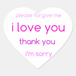 te quiero pegatina del corazón