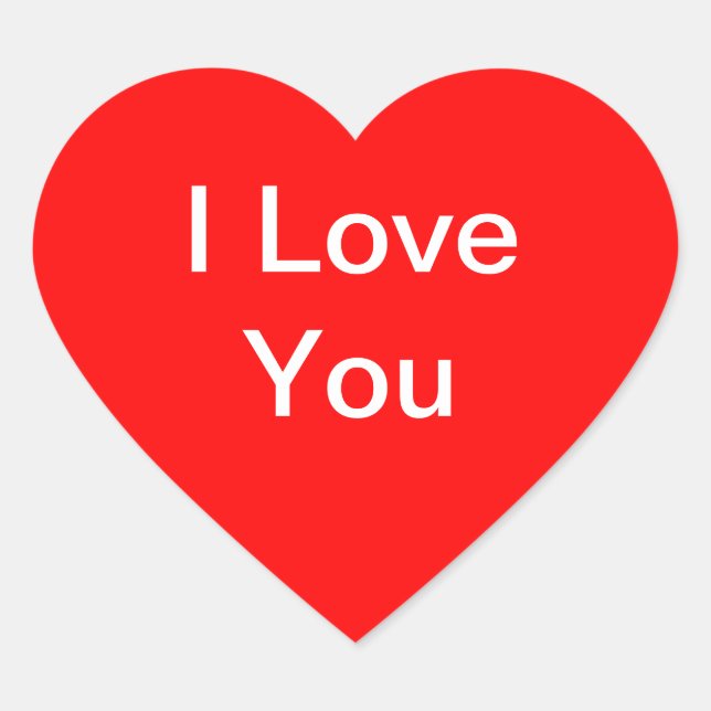 Te quiero pegatinas (Anverso)