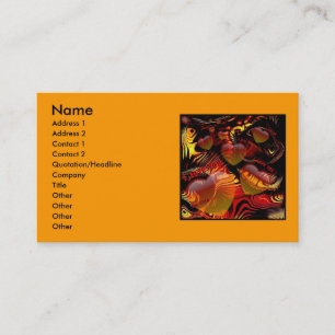 Te quiero tarjeta de presentación