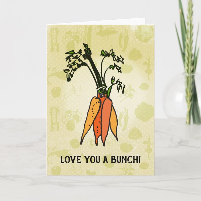 ¡Te quiero un Bunch! Tarjeta de crédito (Anverso)