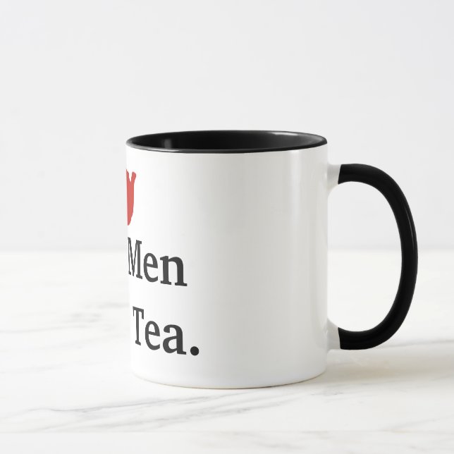 Té real de la bebida de los hombres - TAZA (Derecha)
