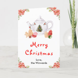 Té Rojo de Navidad Fiesta de Navidad