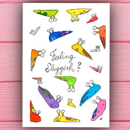 ¿Te sientes aletargado? Recupérate pronto. tarjeta