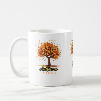 Té taza con diseño de árbol
