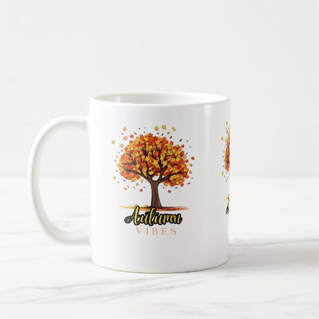 Té taza con diseño de árbol (Izquierda)