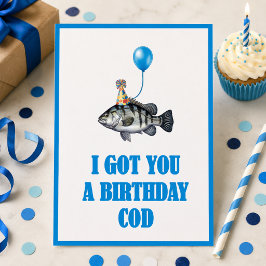 Te Tengo Un Regalo De Cumpleaños De Bacalao Amante