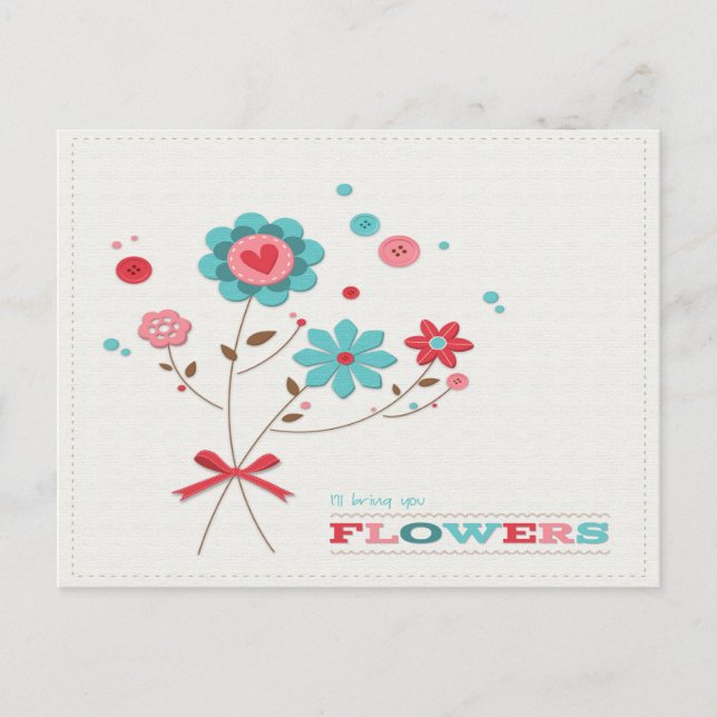 Te traeré una postal de flores (Anverso)