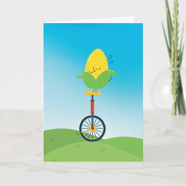 Te Traje Un Uni-Corn | Tarjeta de cumpleaños (Anverso)