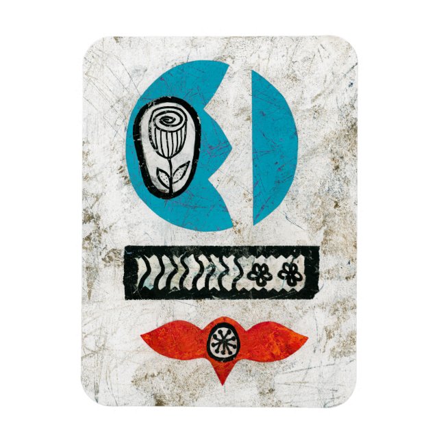 Te Trajo Un Imán De Refrigeración De Flores (Vertical)