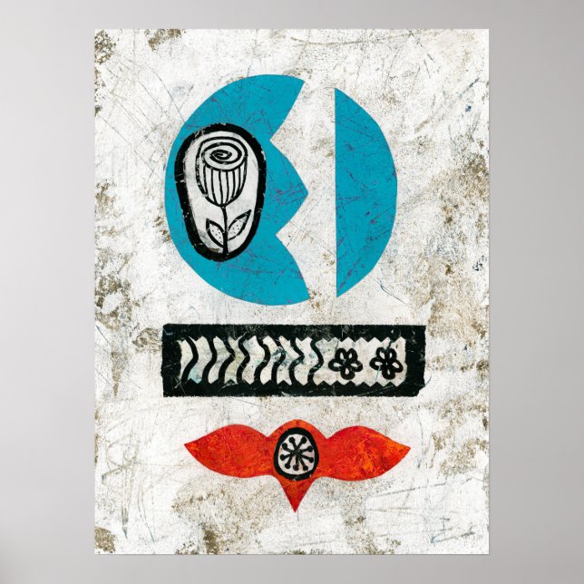 Te Trajo Una Flor Poster Arte Pared (Frente)