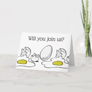 "¿Te unes a nosotros?", Invitación, Tarjeta de fel