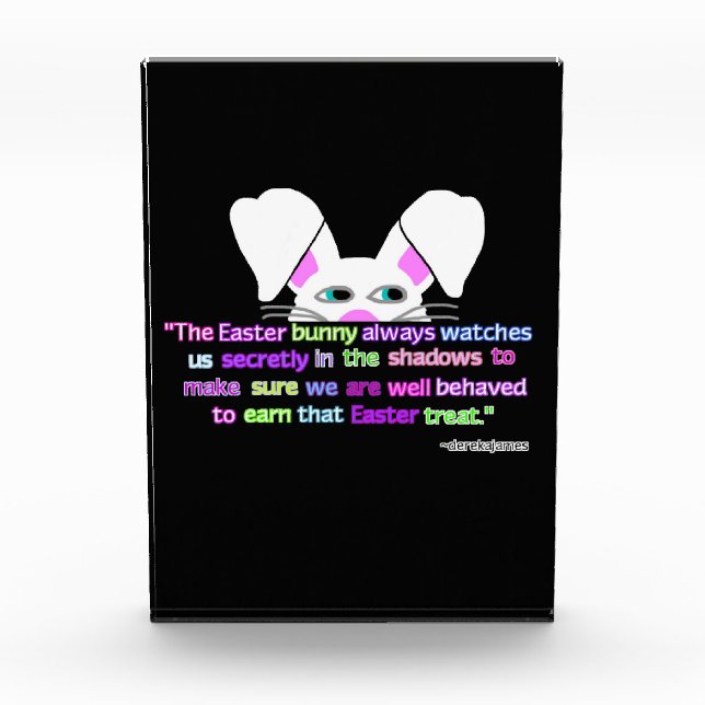 Te Veo, Bloque de fotos vertical de conejito de Pa (Anverso)