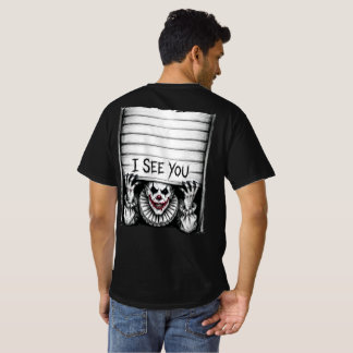 Te veo - Camiseta de Halloween de payaso espeluzna