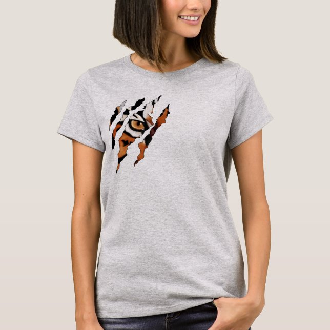 Te Veo. Camiseta Tigress Eye And Claw (Anverso)