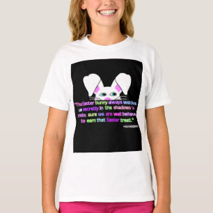 Te Veo, Chicas Conejito De Pascua Camiseta Básica 