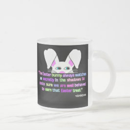 Te Veo, conejito de Pascua, pequeña jarra de vidri