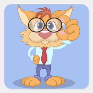 Te veo pegatinas de gatos