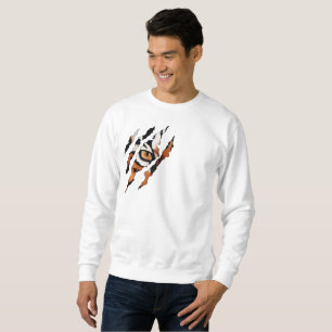 Te Veo. Sudadera De Ojo Y Cuchillo De Tigre